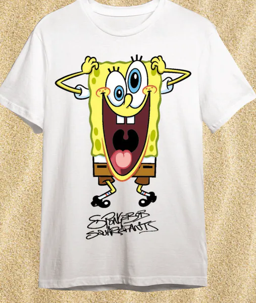 Camiseta SpongeBob SquarePants · SpongeBob arms